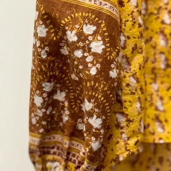 Joie Yellow Peasant Top - Picture 5 of 6